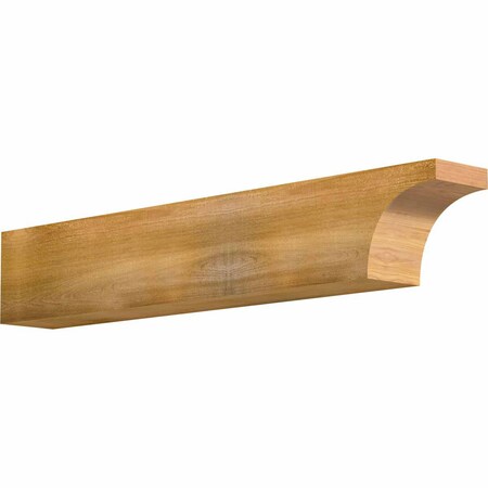 Ekena Millwork Huntington Rough Sawn Rafter Tail, Western Red Cedar, 6"W x 8"H x 48"L RFT06X08X48HUN00RWR